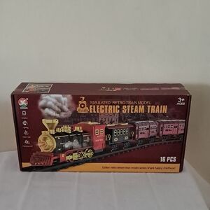 Electric Steam Train Toy Set